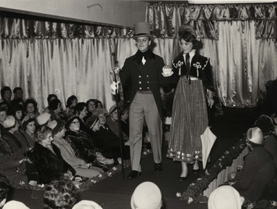 Fashion show at Mawer & Collingham, Ltd, Lincoln, c.1960s.