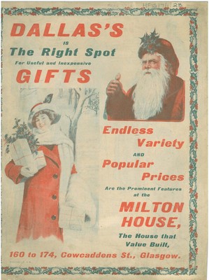 Front cover of Dallas’s Ltd Christmas Gifts Catalogue
