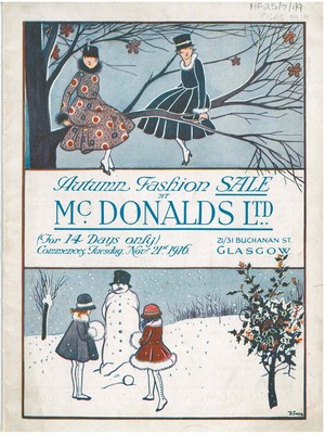 Front cover of McDonalds Ltd Autumn Sale Catalogue
