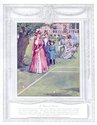 'A tennis party' (1889). 'Upwards of a Century'. Dickins and Jones catalogue illustrating 100 years of fashion, 1909.