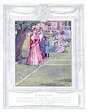 'A tennis party' (1889). 'Upwards of a Century'. Dickins and Jones catalogue illustrating 100 years of fashion, 1909.